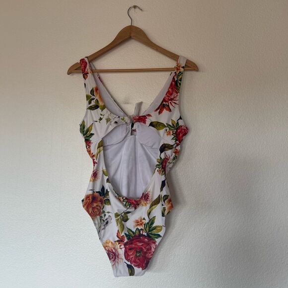 Floral One-Piece Swimsuit - Picture 3 of 4
